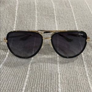 Quay High Key Black Rim Sunglasses